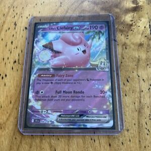 Lillie's Clefairy ex 056/159 Sv09: Journey Together‎ Holo Pokemon NM/Mint
